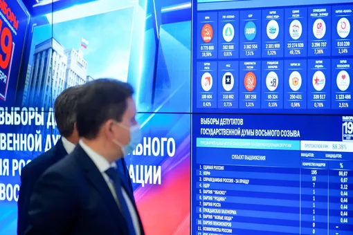 После подсчета 100% протоколов «Единая Россия» набрала 49,82% на выборах в Госдуму