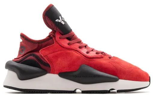 Кроссовки Y-3 Kaiwa Lush Red с пузырями-наростами