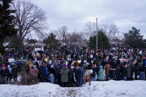 Протесты в Миннеаполисе, 10 января