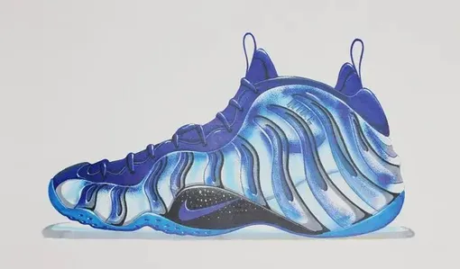 Скетч Nike Air Foamposite One