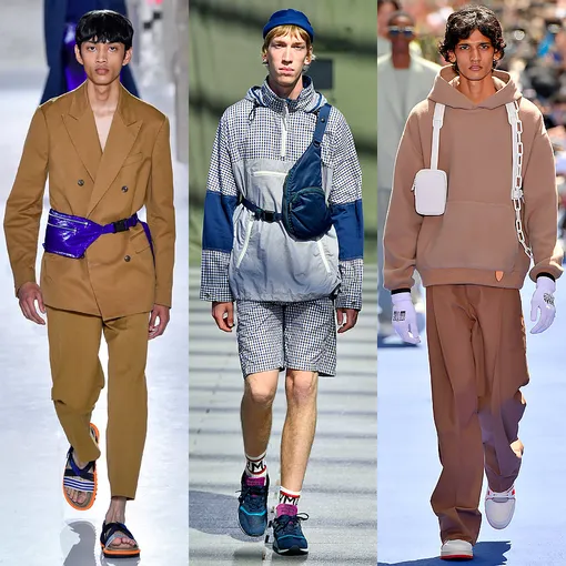 Dries Van Noten, Junya Watanabe, Louis Vuitton весна-лето 2019