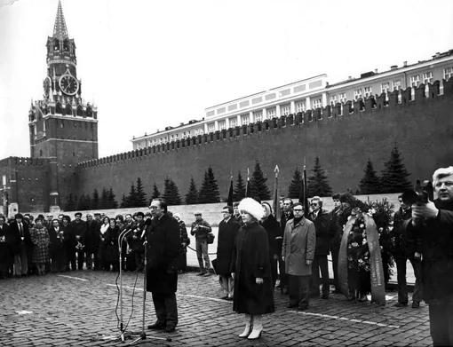 Посвящение первокурсников на Красной площади, 30 октября 1987 года.