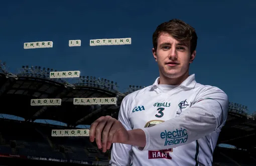 Пол Мескал в фотосессии перед Всеирландским чемпионатом по футболу Electric Ireland Minor Football Championship, 2014 год