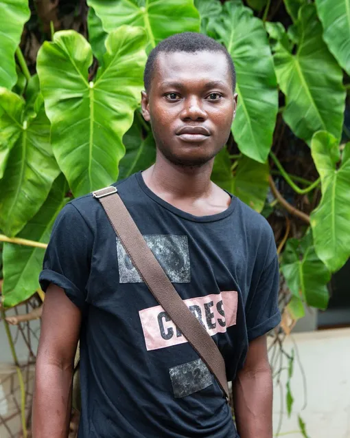 Клемент Азигве, пациент Фонда борьбы со СПИДом в Западной Африке – Международный центр здравоохранения (WAAF-IHCC)
