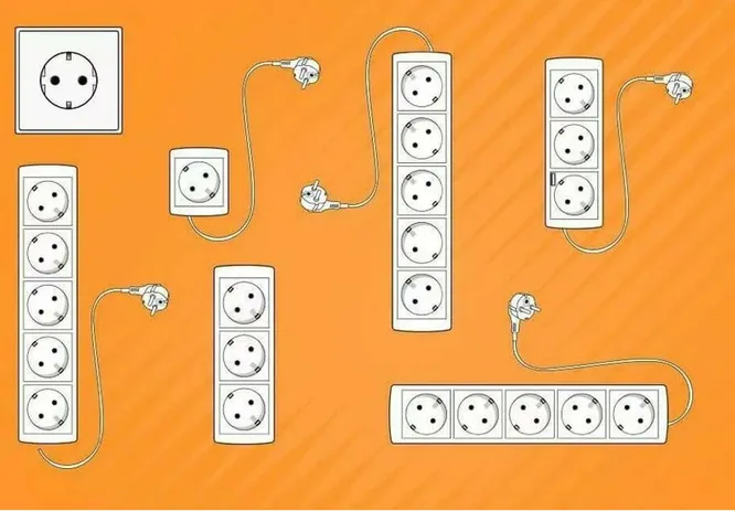 Сколько электроприборов можно подключить, используя эти розетки?