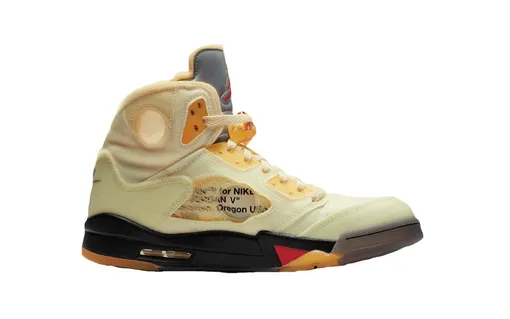 Off-White x Air Jordan 5 «Sail»