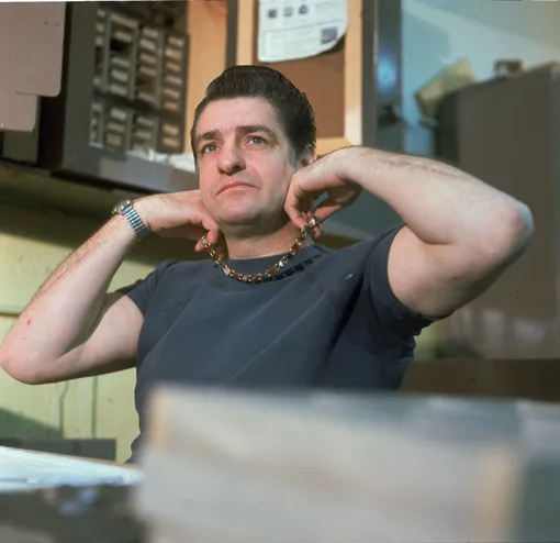 Alleged Boston Strangler Albert DeSalvoAmerican Albert DeSalvo (1931 — 1973) holds one of the necklaces he made while in prison up to his neck at Walpole State Prison, South Walpole, Massachusetts, early 1970s. DeSalvo is the alleged Boston Strangler, a serial killer who claimed at least 11 women's lives between 1962 and 1964, DeSalvo confessed to the murders, but there has always been a shadow of doubt concerning his guilt. (Photo by )