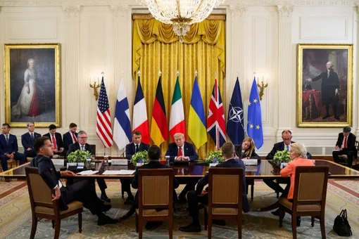 Переговоры Трампа, Зеленского и лидеров ЕС. Главное Переговоры Трампа, Зеленского и лидеров ЕС. Главное