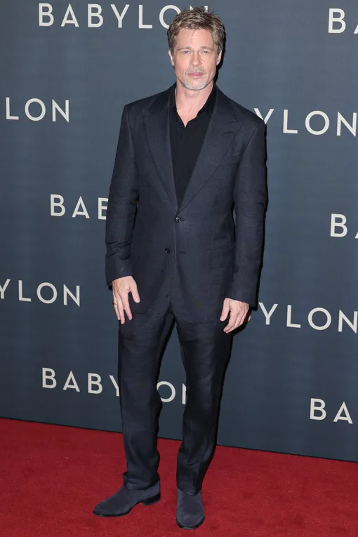 Брэд Питт на премьере фильма «Вавилон», 2023