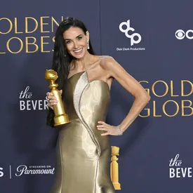 Деми Мур выиграла номинацию на премии «Золотой глобус — 2025». Это первая значимая награда в карьере актрисы Деми Мур выиграла номинацию на премии «Золотой глобус — 2025». Это первая значимая награда в карьере актрисы